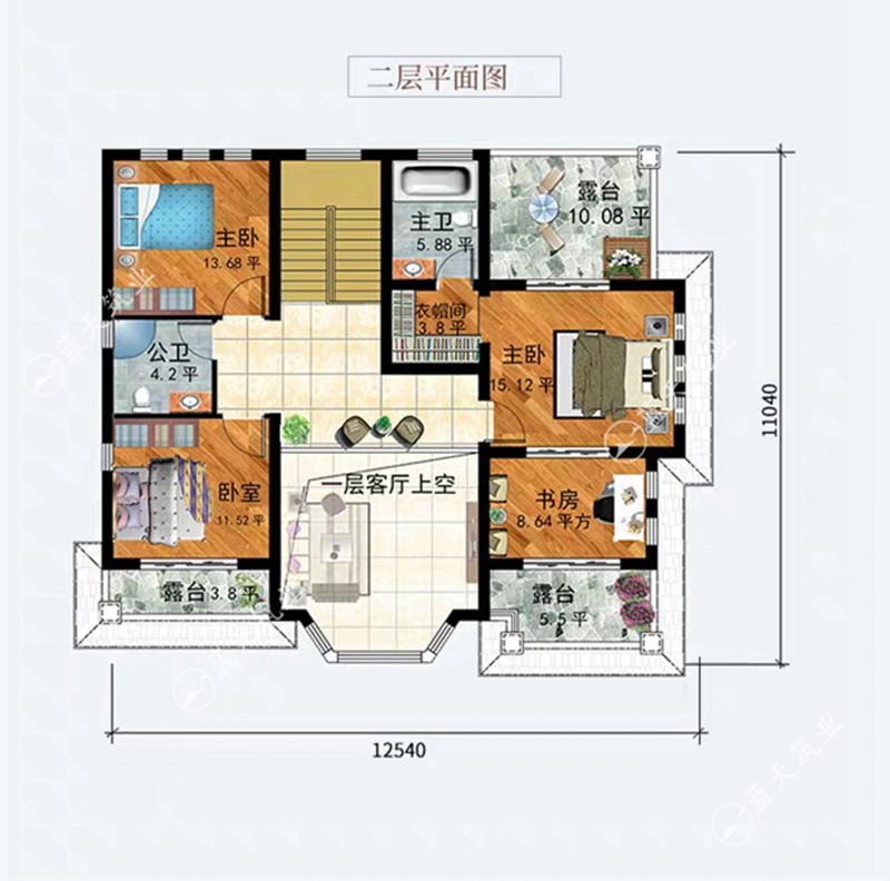 两层简欧自建别墅