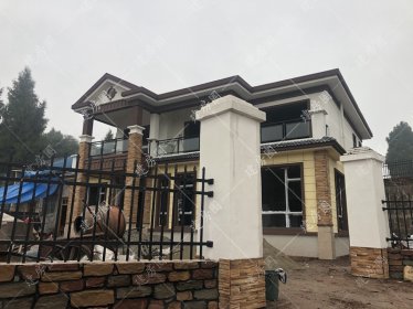 350平米农村别墅施工案例，从旧房拆除到庭院完工